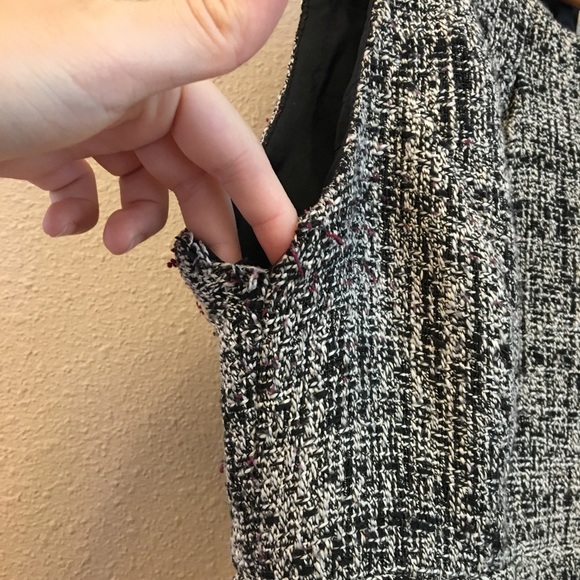 J Crew Suiting Tweed Sheath Dress Womens 6 Petite - Picture 2 of 6